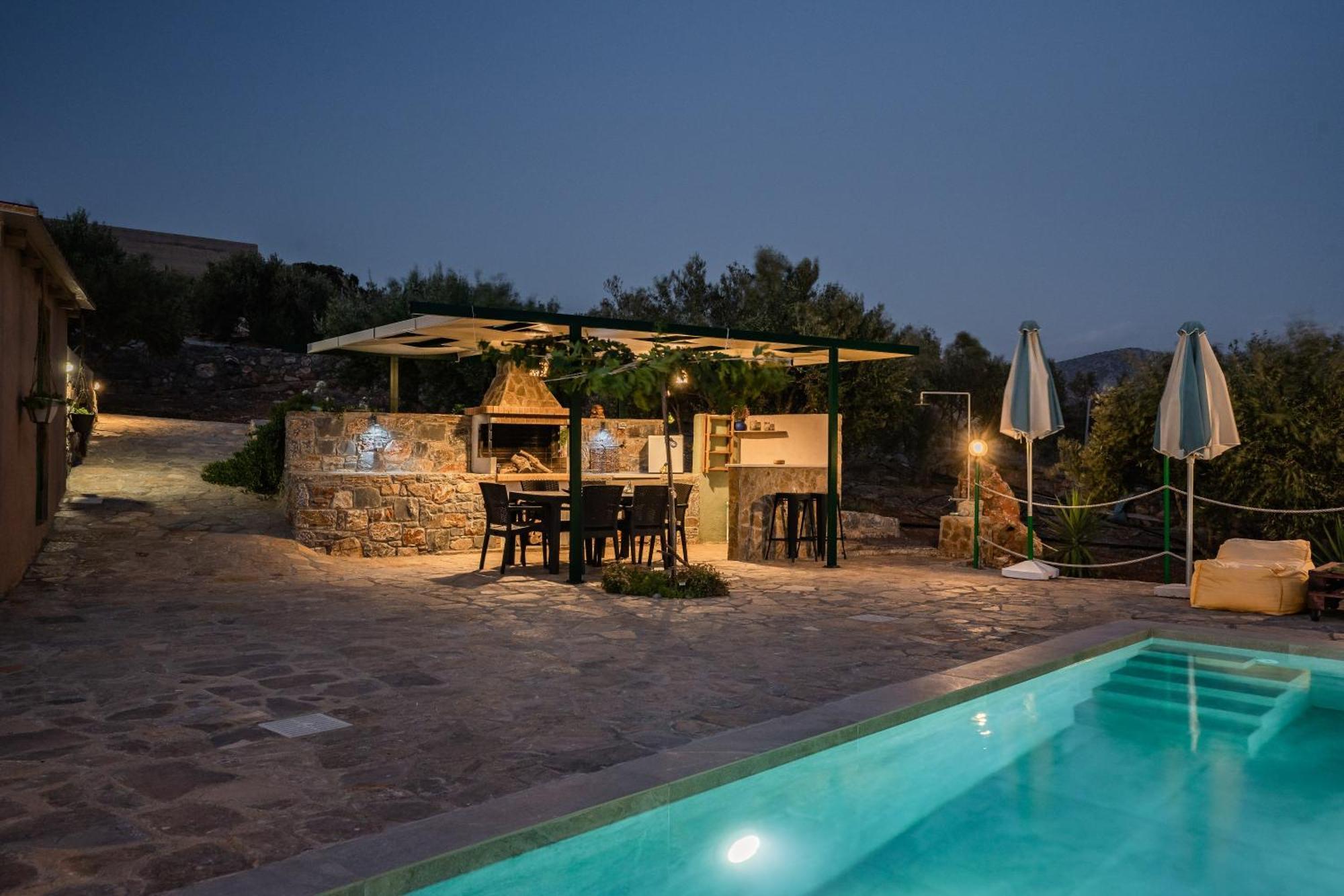Villa Aktis With Freshwater Pool And Sea View Sissi Dış mekan fotoğraf