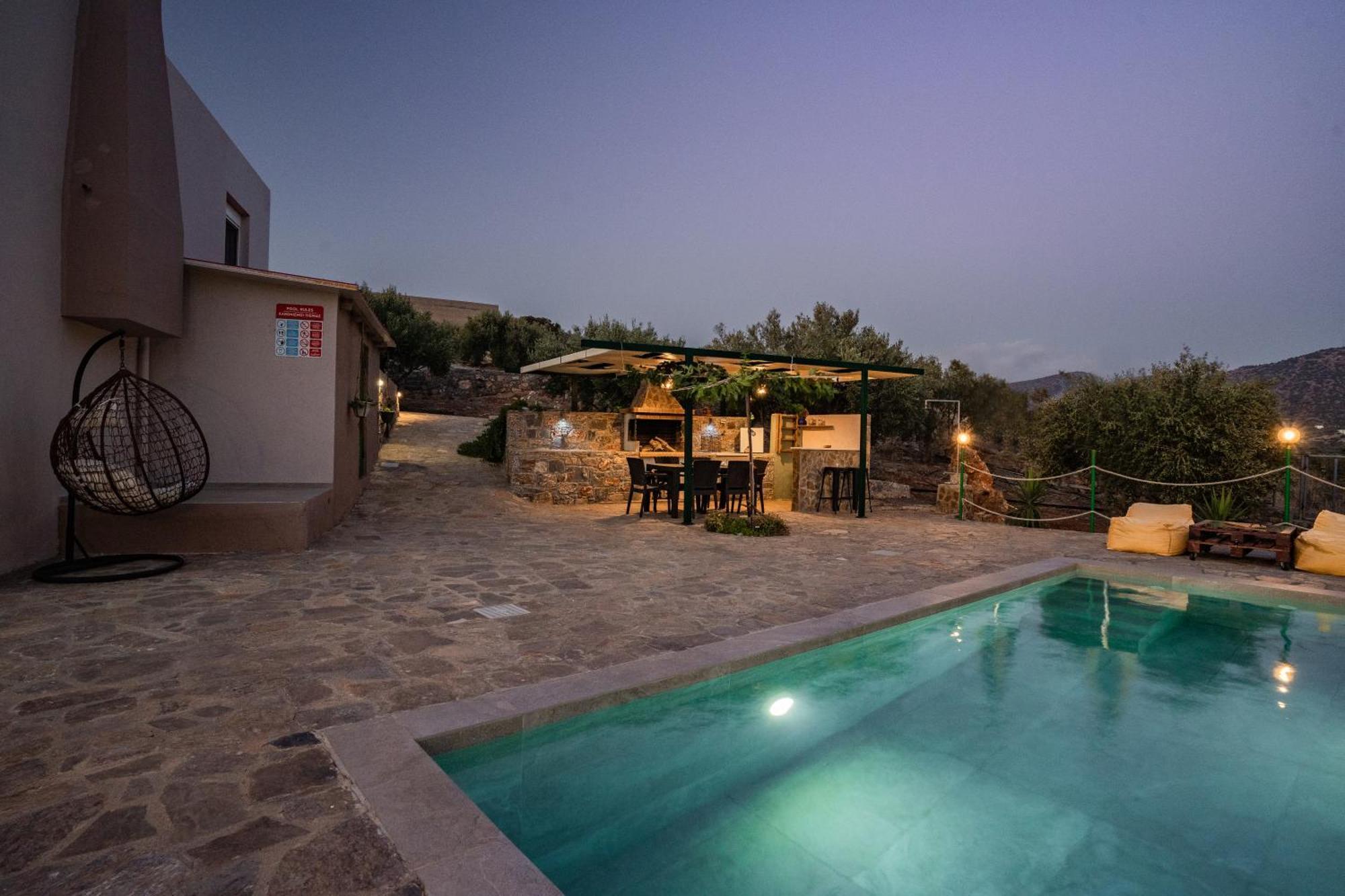 Villa Aktis With Freshwater Pool And Sea View Sissi Dış mekan fotoğraf