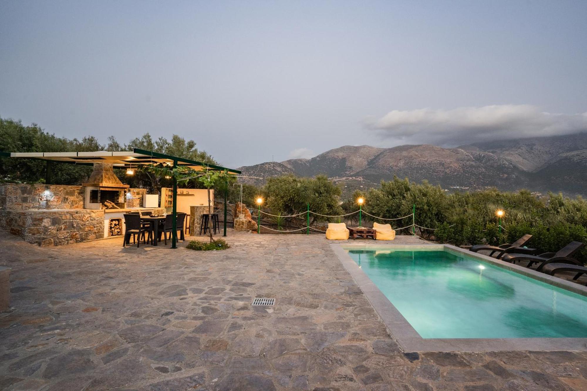 Villa Aktis With Freshwater Pool And Sea View Sissi Dış mekan fotoğraf