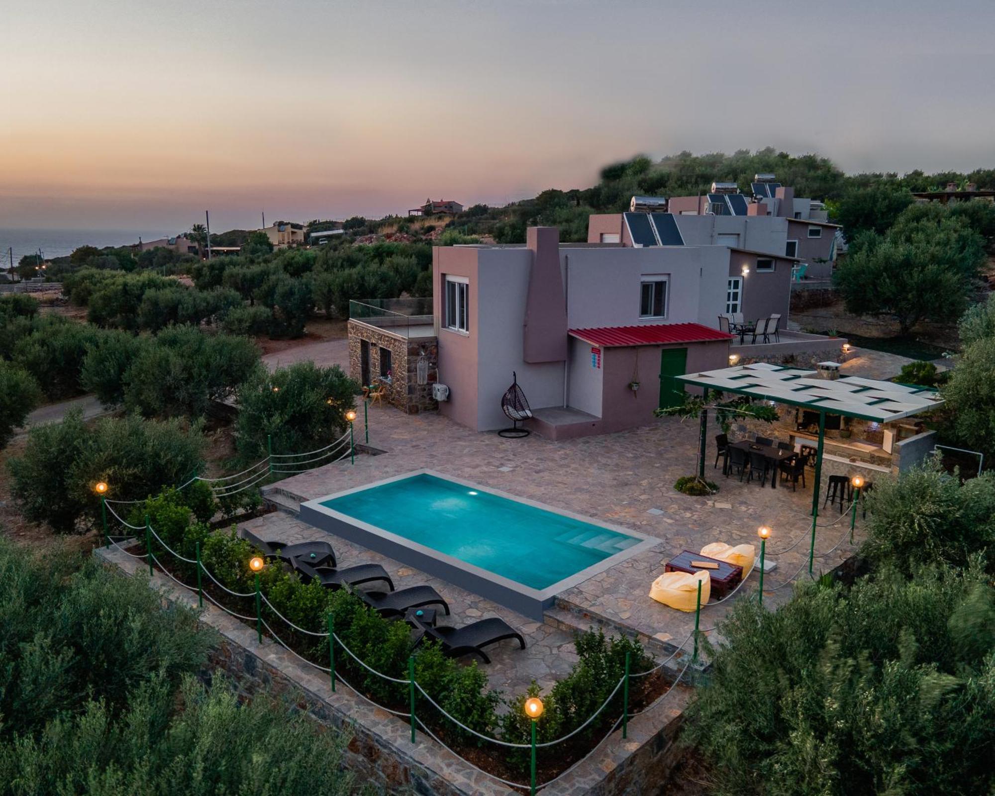 Villa Aktis With Freshwater Pool And Sea View Sissi Dış mekan fotoğraf